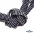 Шнурки #107-07, плоские 130 см, двухцветные цв.серый/чёрный - купить в Октябрьском. Цена: 23.03 руб.